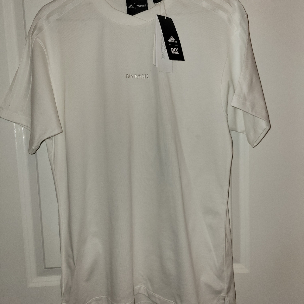 Ivy Park X Adidas white Tee unisex XS